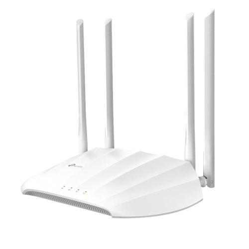 ACCESS POINT WIRELESS TP-LINK TL-WA1201 AC1200 DUAL BAND 300Mbps a 2.4 GHz+867 Mbps a 5GHz 1P Gigabit Passve PoE 4Antenne Fisse