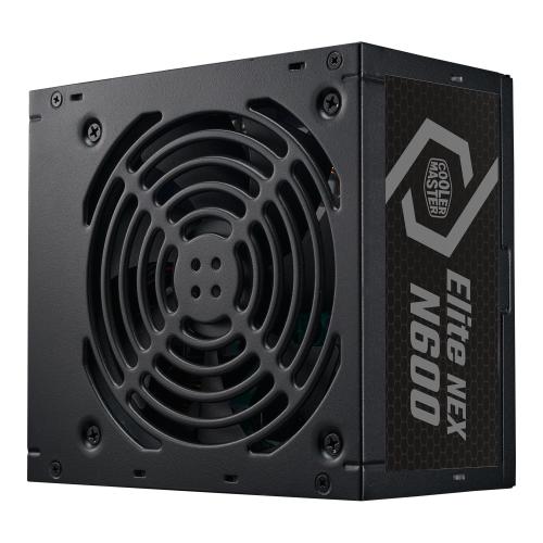 ALIMENTATORE COOLER MASTER 600W ATX ELITE NEX PFC ATTIVO EFFICIENZA >75%2 40VAC FAN120MM - MPW-6001-ACBN-BEU