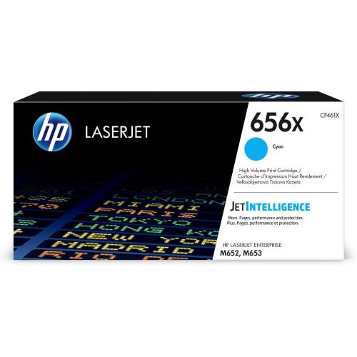 Hewlett-Packard HP 656X Cyan LaserJet Toner Cartridge - Toner - [C] - per HP Color LaserJet Enterprise M652 / M653 / HP Color LJ Managed E65050dn/E65060dn/E65150dn/E65160dn