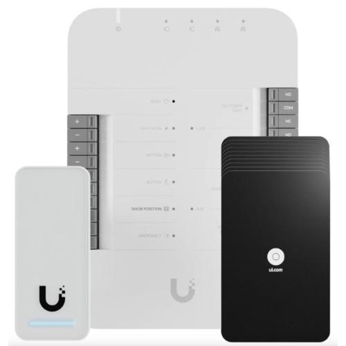Ubiquiti - UA-G2-SK - UniFi quick start for Access with all you need for one door with one reader, (1) Door Hub, (1) G2 Reader, (10) Access Cards