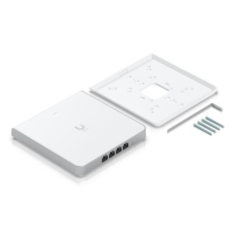 UBIQUITI ACCESS POINT U6 Enterprise In-Wall WIRELESS UNIFI 3P RJ45 2.5 GbE WIFI 6E 4X4 MIMO 600+ Client - U6-Enterprise-IW