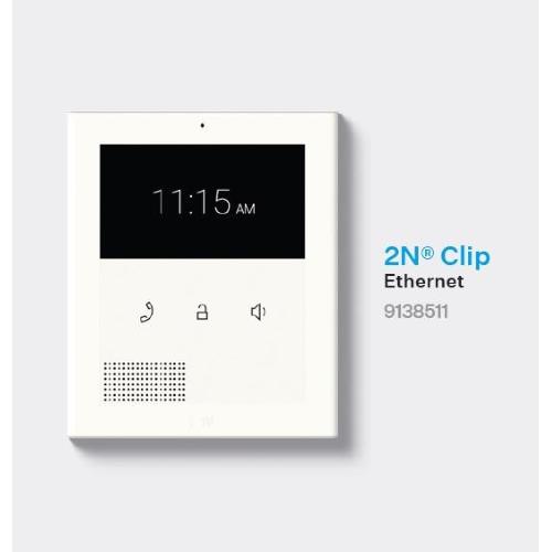 2NÂ® Clip Ethernet 4" answering unit White