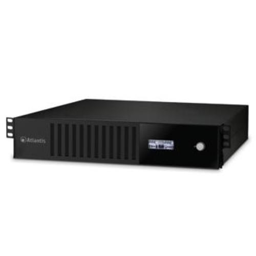 UPS ATLANTIS A03-HP1201-RC 1200VA (720W) Server Rack-2U Sinewave Line Interactive con AVR Boost e Buck LCD 6*IEC sw contr. incl.
