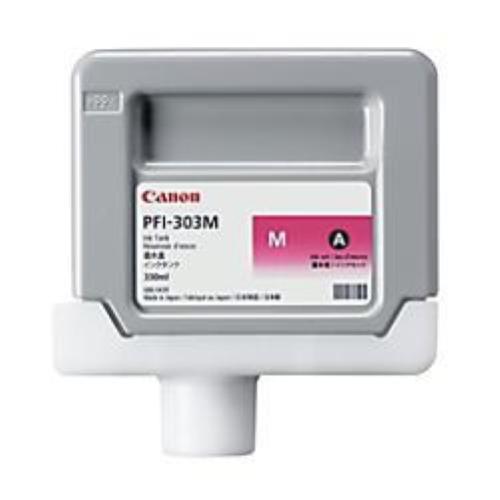 SERBATOIO CANON INCH. MAGENTA PFI-303M SINGOLO (330ml) 2960B001AA x IPF 810 IPF 815 IPF 820 IPF 825