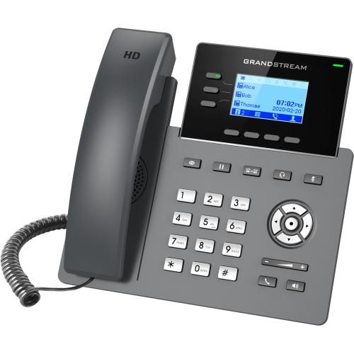 Grandstream GRP2603P - IP Phone, 3 linee, 6 account, Gigabit, POE (alimentatore non incluso)