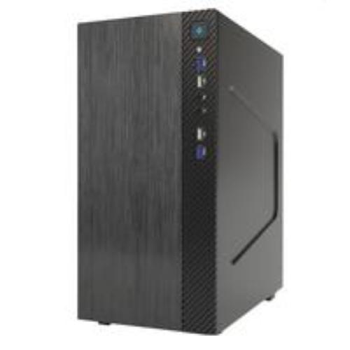 CASE ITEK MICRO ATX "SMALLCOM-B" MINI TOWER 2*USB2, 2*USB3, No Alim. Brushed - ITOCSCB122