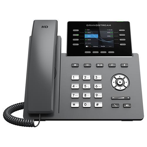 Grandstream GRP-2624 - Wi-Fi IP Phone, 6 account SIP, Porte Gigabit con PoE integrato, Bluetooth