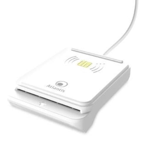 LETTORE ATLANTIS P005-CIEK421C combo CIE 3.0 + SMART CARD USB NFC per Carta IdentitÃ  Elettronica Italiana CIE 3.0 CNS/CRS/TS