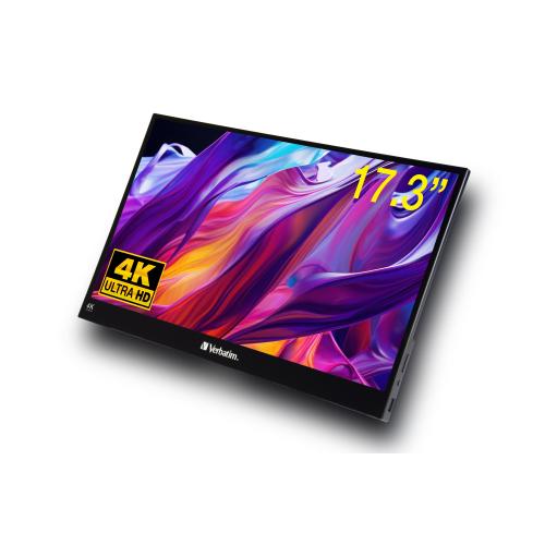 VERBATIM MONITOR PORTATILE TOUCHS.4K 17.3