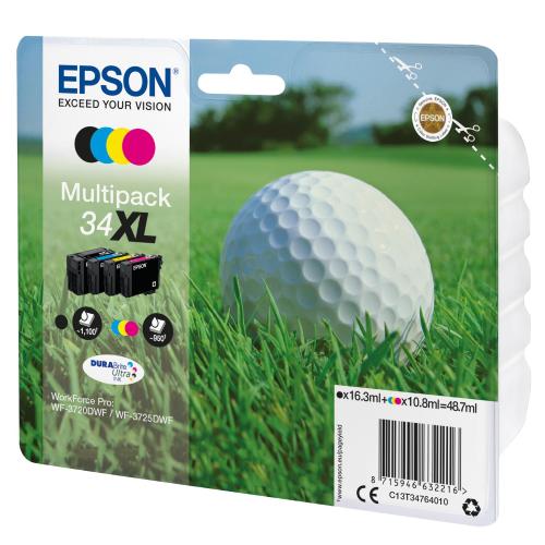 EPSON MULTIPACK 4 COLORI 34XL PALLINA