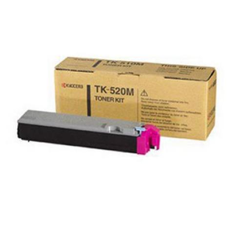 KYOCERA-MITA TK520M - TONER KIT MAGENTA TK-520M FS-C5015 TK-520M Toner Kit Durata 4.000 copie 5% magenta (solo per FS-C5015N) - 1T02HJBEU0 - 1T02HJBEU0
