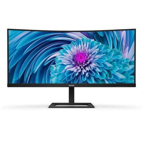 MONITOR PHILIPS LED 34" CURVED 346E2CUAE/00 VA 3440x1440 4ms 300cd/mÂ² 3000:1 2x5W MM RegH HDMI DP USB-C docking GAMING