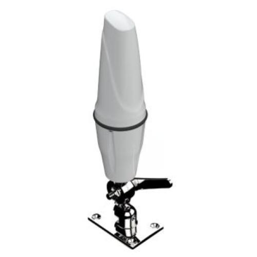 POYNTING - Wideband Omni-directional Marine & Coastal LTE & Wi-Fi antenna. 698 - 2700 MHz.. max. Gain: 5-2 dBi with Marine Mount. N-Type F Brilliant White