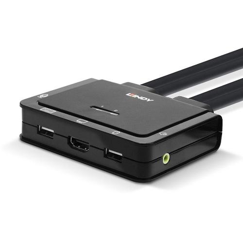LINDY SWITCH KVM HDMI 4K60 USB TIPO C