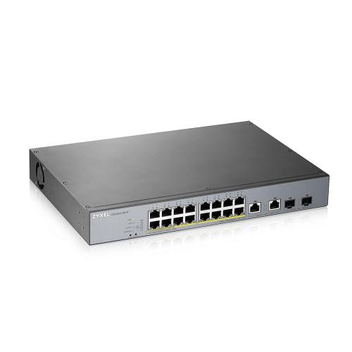 ZYXEL SWITCH MANAGED CCTV:16 PORTE GIGABI