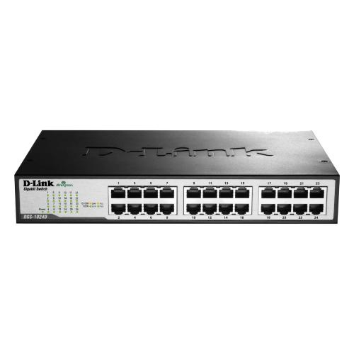 D-LINK SWITCH 24 PTE GIGABIT 10/100/1000