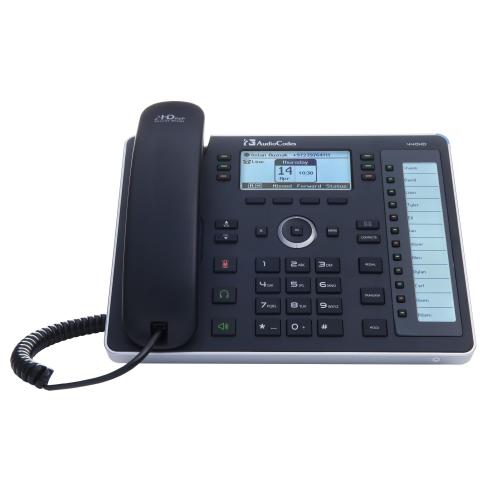 Audiocodes AudioCodes Lync 440HD IP-Phone PoE GbE Black2 Ethernet 10/100/1000 ports, 18 Programmabl