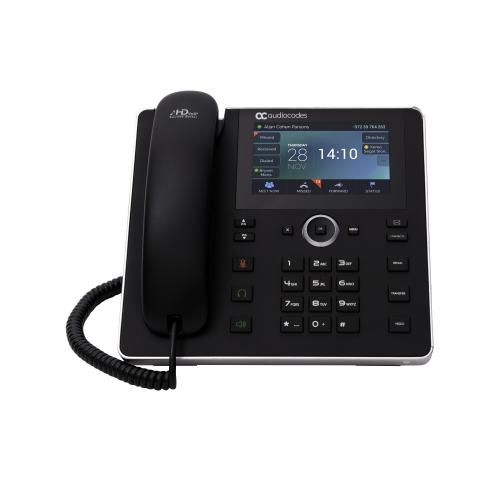 Audiocodes AudioCodes S4B 450HD IP-Phone PoE GbE Black2 Ethernet 10/100/1000 ports, Power Supply