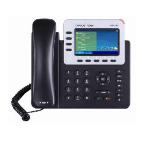 Grandstream GXP-2140, Business IP Phone- 4 account SIP, 4 tasti linea, 2 porte PoE Gigabit, display colori