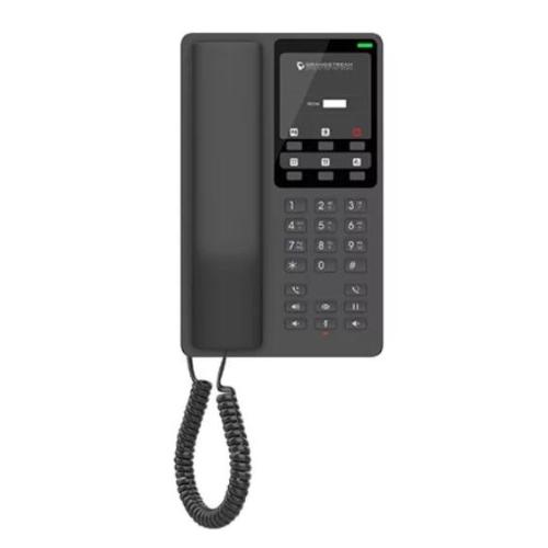 Grandstream GHP621W - IP WiFi Desktop Hotel Phone (no screen), Black, 2 SIP accounts, remote management via GDMS