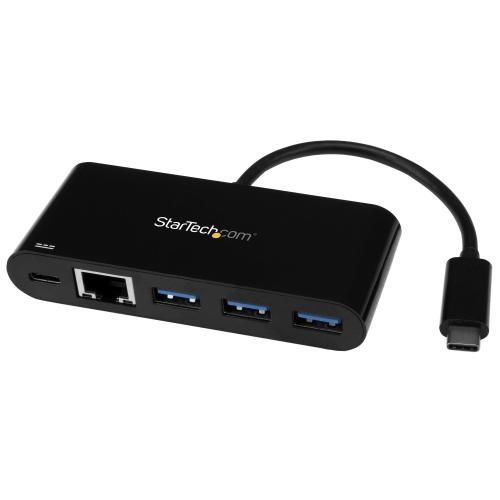 STARTECH ADATTATORE USB-C GBE A 3 PORTE