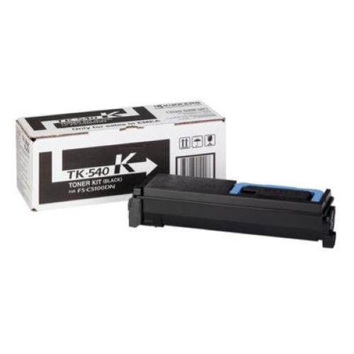 TK540K - TONER NERO TK-540K FS-C5100DN KYOCERA-MITA TONER ORIGINALE COLORE 1T02HL0EU0 CARTUCCIA TONER NERO TK-540K PER FS C5100DN (4.000PG) 1PZ - 1T02HL0EU0 - 1T02HL0EU0