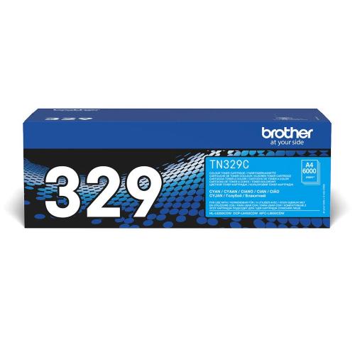TONER BROTHER TN329C Ciano 6000PP x DCP-L8450 HL-L8350 MFC-8850