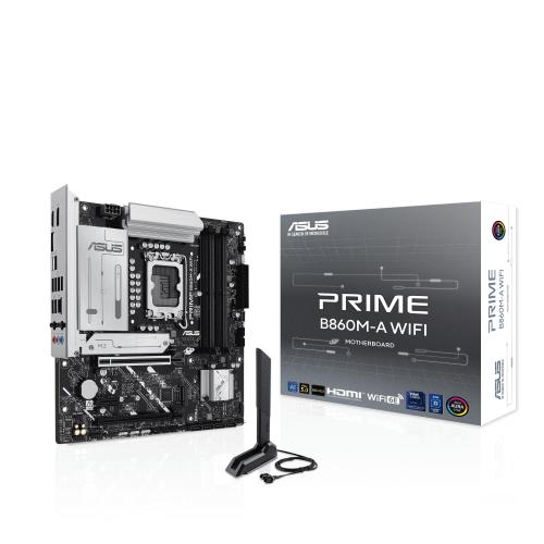 MB ASUS PRIME B860M-A WIFI LGA B860 (ARROW LAKE) 4DDR5 HDMI+2*DP 3*M2 PCIE WIFI6E 4.0 mATX