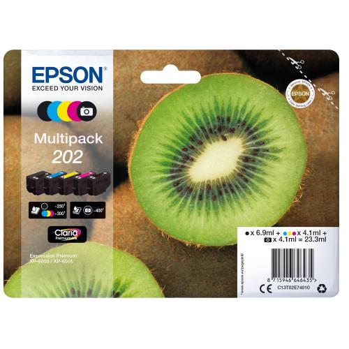 EPSON MULTIPACK 5-COLOURS 202 CLARIA