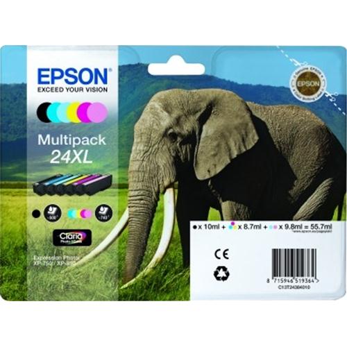 EPSON MULTIPACK 24XL 6PZ NERO E COLORI