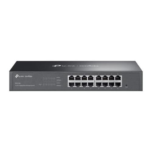 SWITCH TP-LINK OMADA ES216G 16P LAN GIGABIT DESKTOP 10/100/1000Mbps RJ45 Desktop Easy Managed Switch 1U 13-inch Rack-mountable