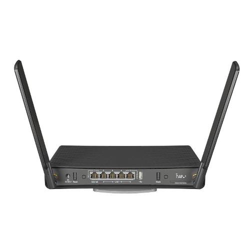 MikroTik, hAP acÂ¶Ã¼, wireless router with 5 Gigabit Ethernet ports, 256MB RAM, 716 MHz CPU