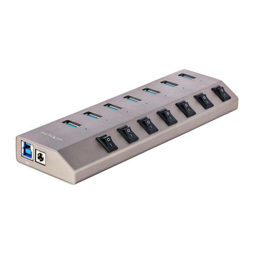 STARTECH HUB USB 7 PT CON INTERRUTTORI