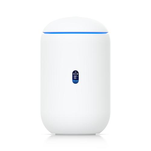 Ubiquiti - UDR7-EU - UniFi Dream Machine with Quad-core ArmÂ® CortexÂ® A53 at 1.5 GHz, 3 GB DDR4 RAM, LAN x3 2.5 GbE RJ45 ports, WAN x1 10G SFP+ port, x1 2.5 GbE RJ45 port, AC/DC, internal, 50W, max. power consumption 26W, PoE budget 15.4W, Tri-Band Wi-Fi