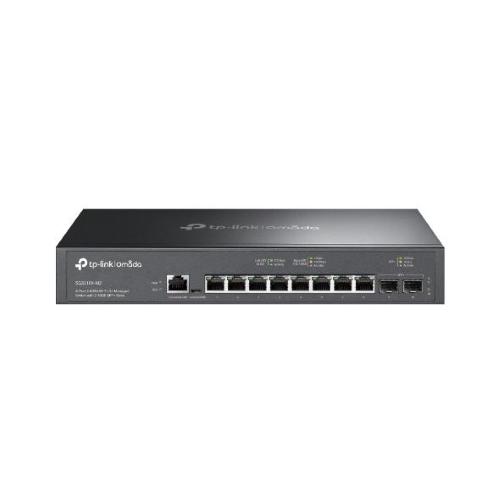 TP-Link - SG3210X-M2 - Omada 8-Port 2.5GBASE-T L2+ Managed Switch with 2 10GE SFP+ Slots, 8Ã— 2.5G Ports, 2Ã— 10G SFP+ Slots, RJ45/Micro-USB Console Port, 1U 13-inch Rack-mountable Steel Case