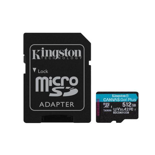 KINGSTON 512GB MICROSDXC CANVAS GO PLUS 4 +A