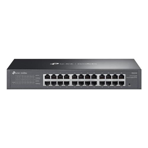 SWITCH TP-LINK OMADA ES224G 24P GIGABIT 10/100/1000Mbps RJ45,1U 13-inch Rack-mountable Easy Managed Switch