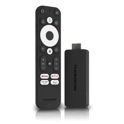 Thomson Google TV Streaming Stick 140 (fino a 4K), CHROMECAST INTEGRATO, 2GBSDRAM, 8GB Flash, Telecomando, Alimentatore