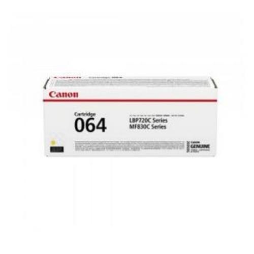 CANON Cartuccia 064 Y Cartuccia giallo, durata 5.000 pag. Compatibile i-Sensys MF832 Cdw, LBP722Cdw