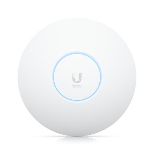 WIRELESS ACCESS POINT UBIQUITI UNIFI U6-Enterprise 1P RJ45 2.5 GbE WIFI 2.4/5/6 GHz 4X4 MIMO 600+ devices