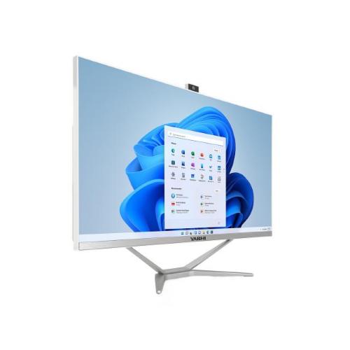 ALL IN ONE YASHI PIONEER AY52432 24'' Pentium Gold 6400 8GB 256GB SSD Tastiera e Mouse W11P White