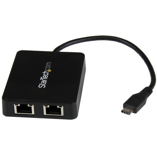 STARTECH ADATTATORE DI RETE USB-C A 2X RJ45