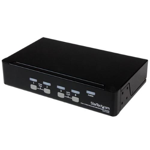 STARTECH SWITCH KVM USB 4 PORTE 1U OSD