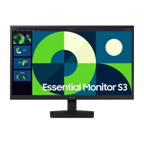 MONITOR SAMSUNG LCD VA LED 24 WIDE S31D 5MS FHD BLACK VGA HDMI VESA
