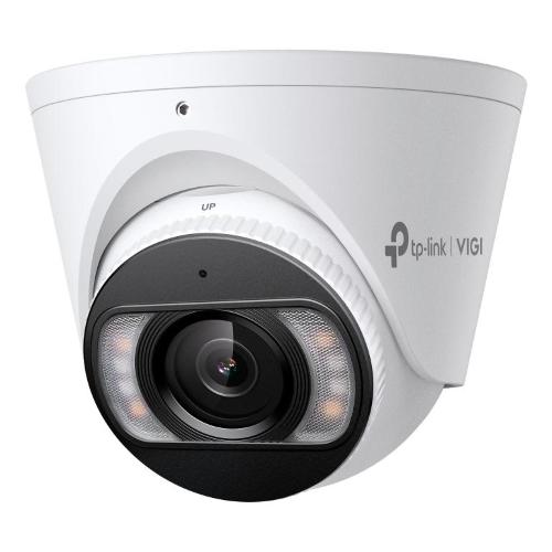 TP-Link - 4MP Full-Color Turret Network Camera SPEC: 4MP, 2.8mm Fixed Lens, 1/2.7? Progressive Scan CMOS, H.265+/H.265/H.264+/H.264, IR/White LED, 25fps/30fps (2688x1520), IP67,Web, PoE/DC 12V,120dB WDR, Built-in MIC/Speake, micro-SD Slot FEATURE: Full-Co