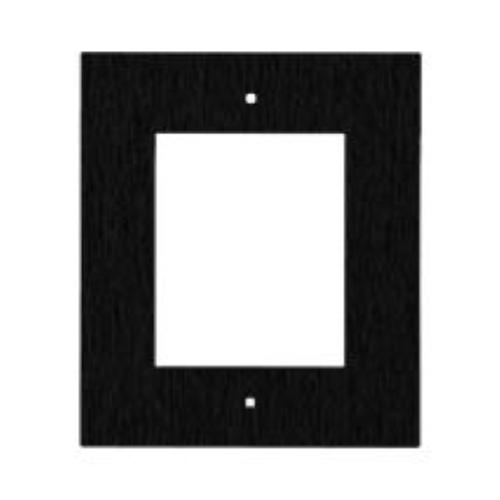 2N VER FRAME FOR FLUSH INS 1 MOD BLACK
