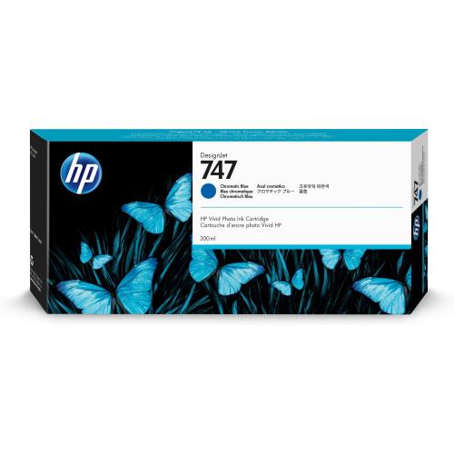 HP INC HP 747 300-ML CHROMATIC BLUE INK