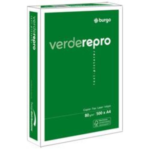 CARTA A3 x FOTOCOPIE/STAMPANTI BURGO VERDE 29,7x42 80gr (conf. 5 Risme x 500 fogli cad.)