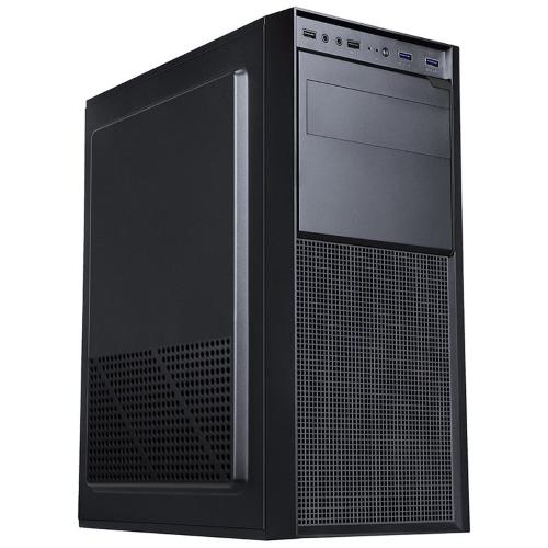 CASE ITEK M.TOWER "WINCO" 500W, FRONT 2*USB3 + 2*USB2 + AUDIO - BK (Effetto Spazzolato) - ITOCWOMU3