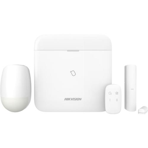 HIKVISION KIT AX PRO 4G 96Zone Dual SIM 1 Telecomando1 Rivelatore PIR 1 Contatto Magnetico 3 Tag - DS-PWA96-Kit-WE
